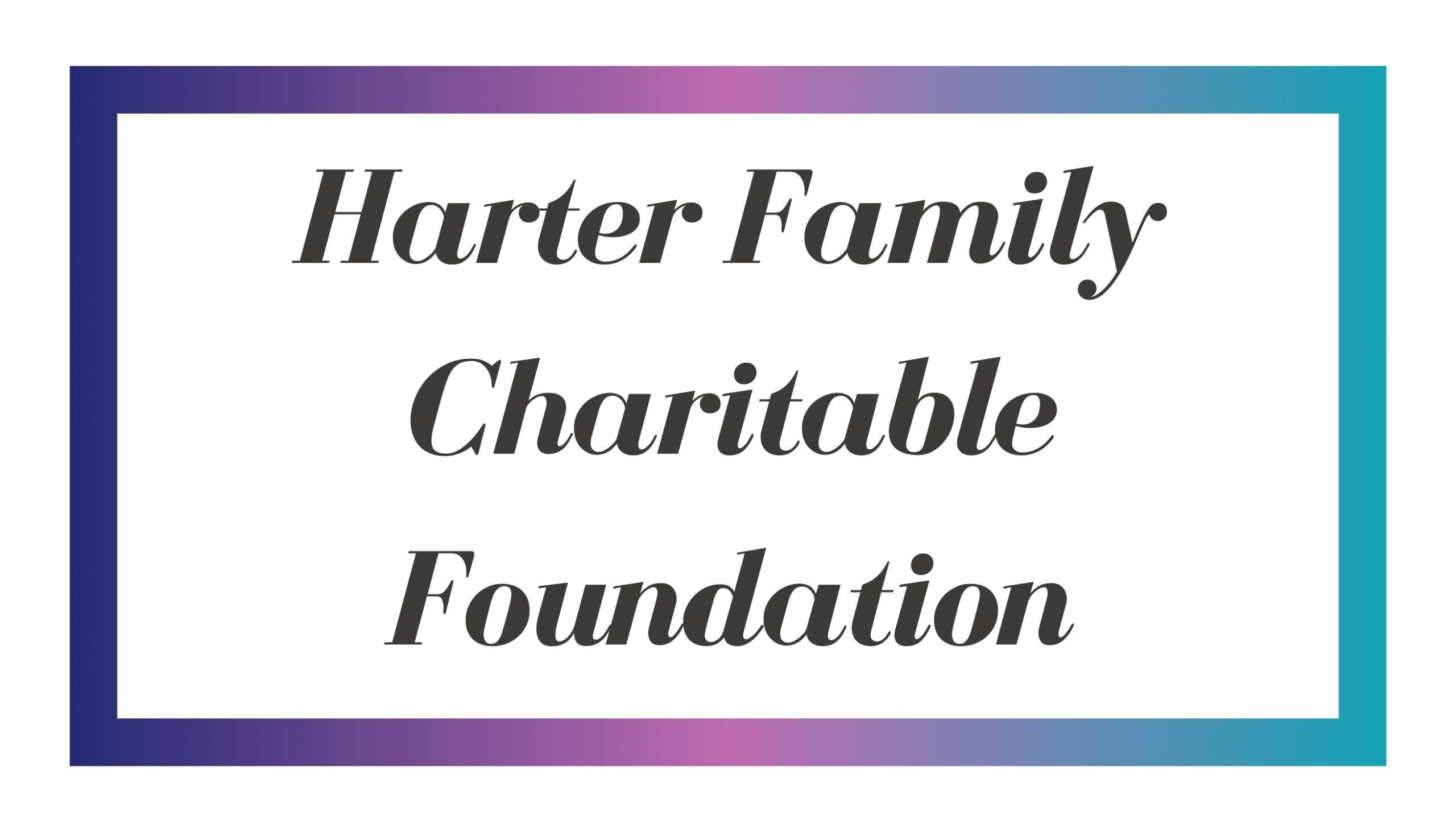 Harter Family Charitable Foundation 150th Milestone Sponsor
